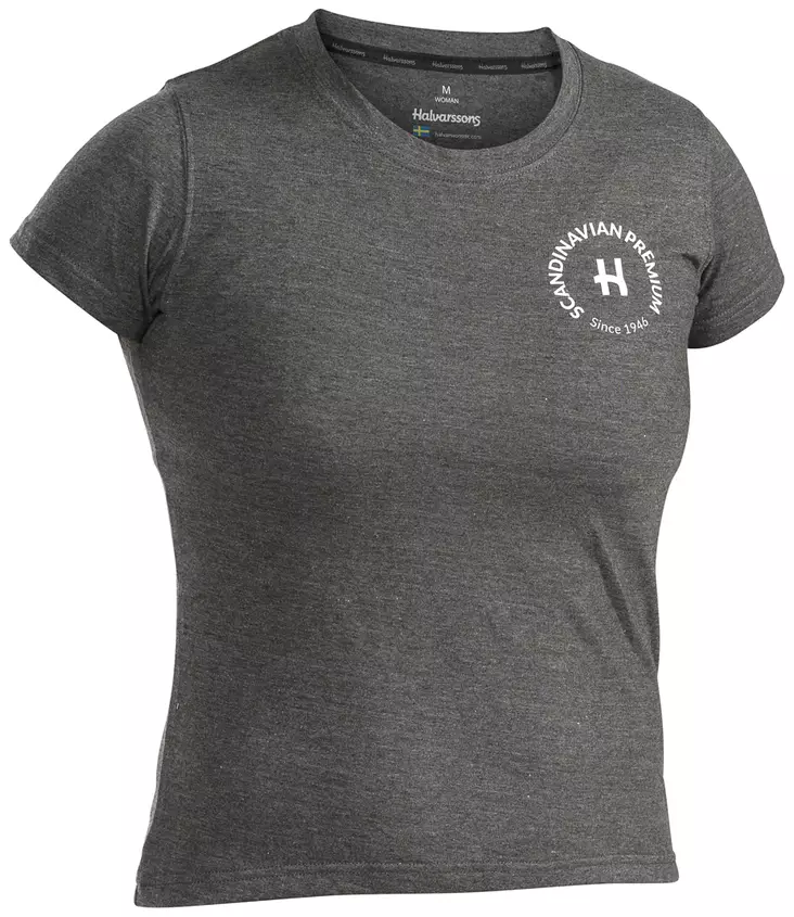Halvarssons T-Paita H Tee Naisten Harmaa - T-paidat ja topit - D451379 - 1