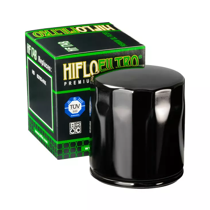 Hiflo öljynsuodatin HF174B - Moottoripyörän öljynsuodattimet - D222999 - 1