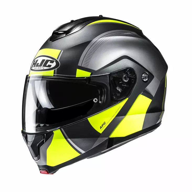 HJC Kypärä C91N Jyn Fluo Keltainen/Harmaa MC3HSF - Avattavat kypärät - D524979 - 1