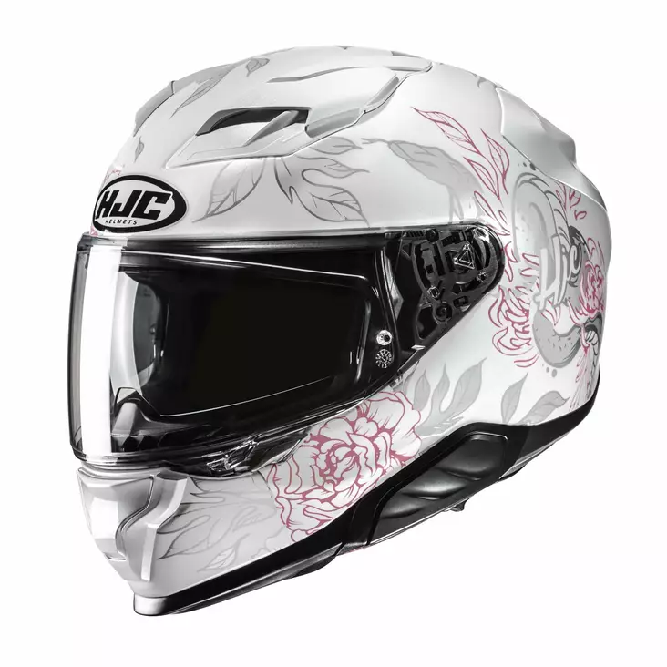 HJC Kypärä F71 Eliz Valkoinen/Pinkki MC8 - Umpikypärät - D504309 - 1