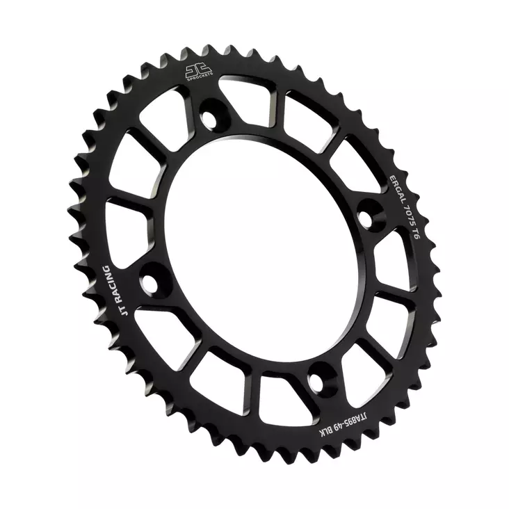 JT Takaratas Alumiini 7075 T6 Musta JTA895.49BLK - Moottoripyörän takarattaat - D433769 - 1
