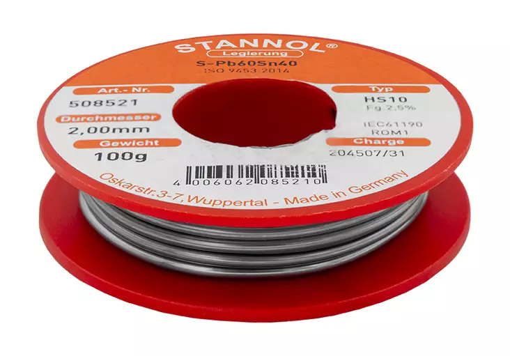 Juotostina 2,0 mm/100g hs10 - Juotostinat ja juotostarvikkeet - LX12229 - 1