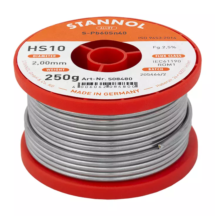 Juotostina 2,0 mm/250g hs10 - Juotostinat ja juotostarvikkeet - LX12219 - 1