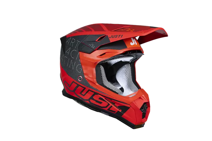 Just1 J-22 F Dynamo crossikypärä musta/punainen - Crossikypärät - D444879 - 1