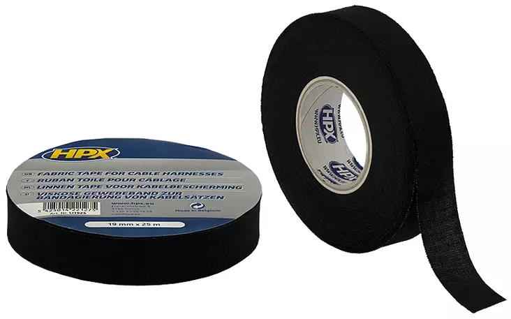 Kangaseristysteippi 19mm x 25m - Teipit ja suojaus - LX5869 - 1