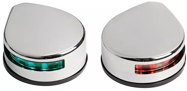 Kulkuvalopari LED Evoled - kiillotettu RST - Veneen kulkuvalot - D125199 - 1