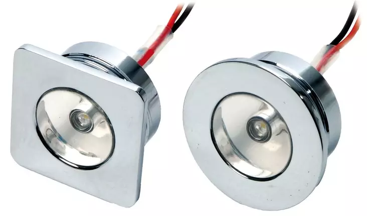 Led Courtesy Valo,pyöreä/sininen - Veneen valaisimet - D123549 - 1