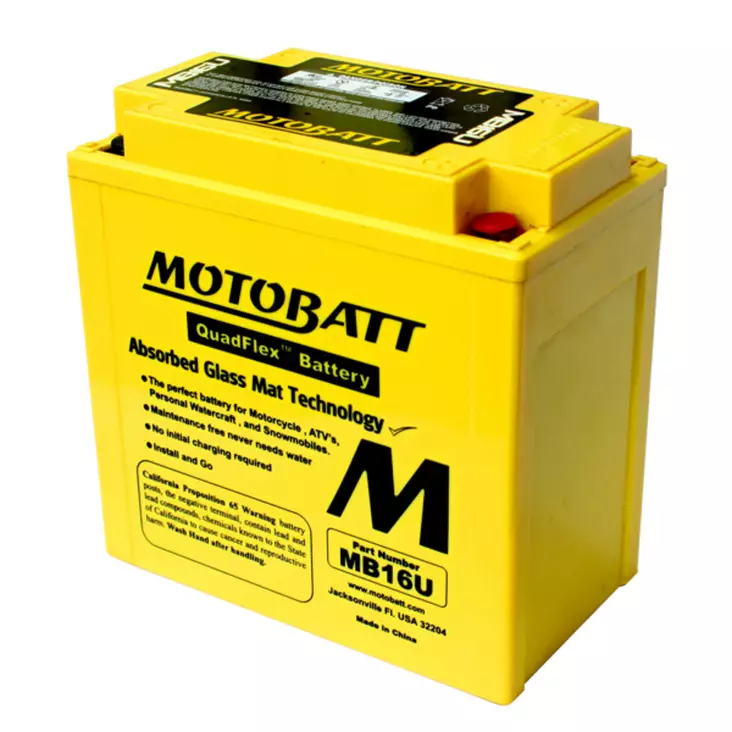 Motobatt akku, MB16U - Akut - D156169 - 1