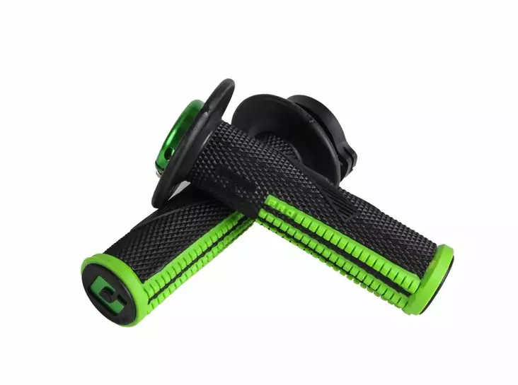 ODI EMIG PRO V2 Lock-On Grip BLACK / Green - Moottoripyörän kahvakumit - D509879 - 1