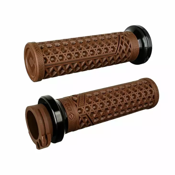ODI Street Grips V-TWIN Lock-On VANS Signature-HD Cable BROWN/Black - Moottoripyörän kahvakumit - D510209 - 1
