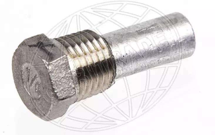 Orbitrade jäähdytysanodi 1/4 x 19mm D2-D17, 2001-2003 - Sisäperämoottorin jäähdytysveden anodit - D159169 - 1