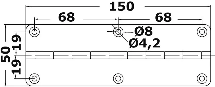 Pianosarana lyhyt - Veneen saranat - D124799 - 1