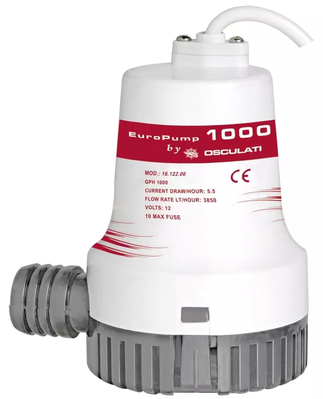 Pilssipumppu Europump II 1000 24v - Veneen pilssipumput - D123869 - 1