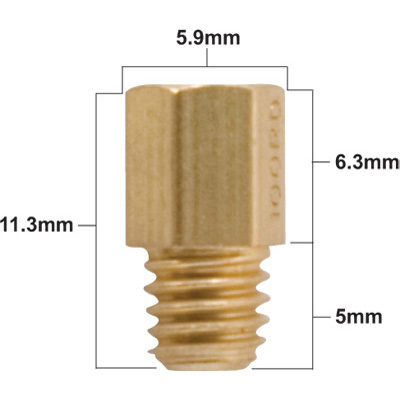 ProX Pääsuutin, Mikuni 4/042 # 360 , (5 kpl) - Mopon suuttimet ja suutinsarjat - D135859 - 1