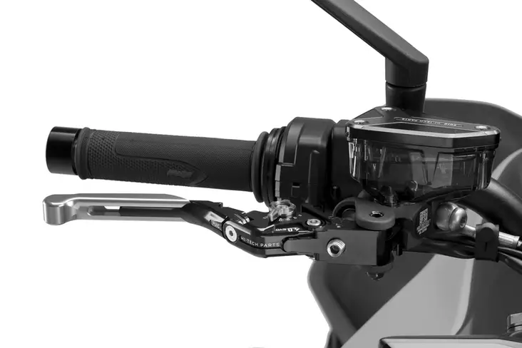 Puig Brake Lever 4.0. Black Exten/Silver Selector/Silve - Moottoripyörän vivut ja vivunrungot - D529429 - 1