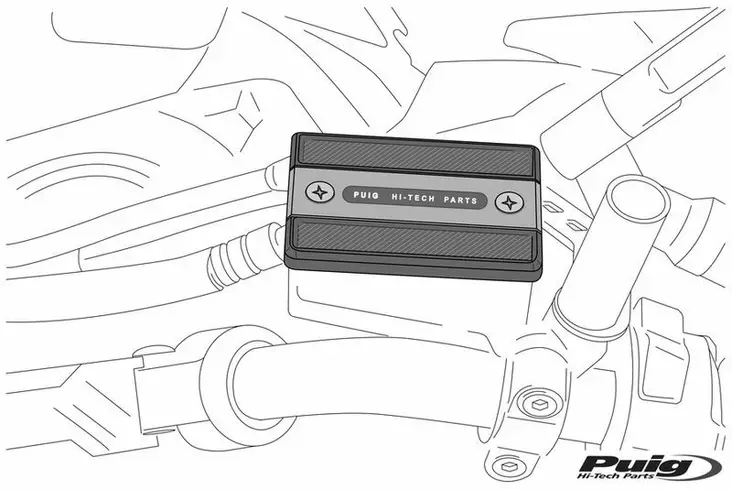Puig Front Brake Fluid Reservoir Cap Ktm Duke 990 - Moottoripyörän jarrunestesäiliöt - D503509 - 1