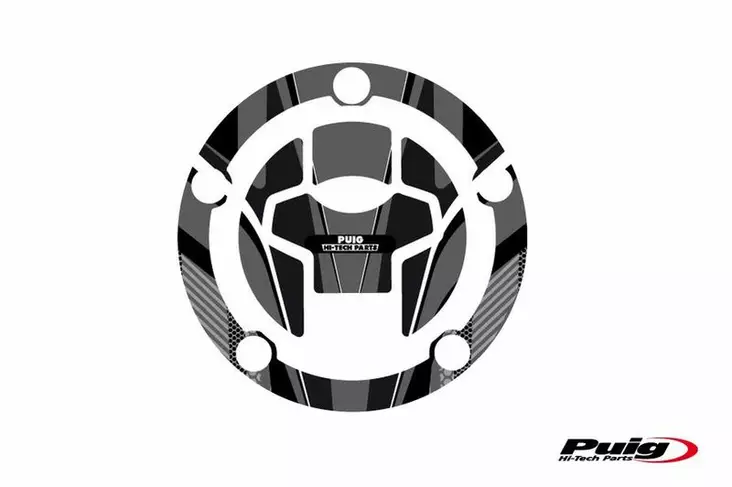 Puig Fuel Cap Cover Radikal Suzuki C/Blue - Mallikohatiset tarrasarjat - D302539 - 1