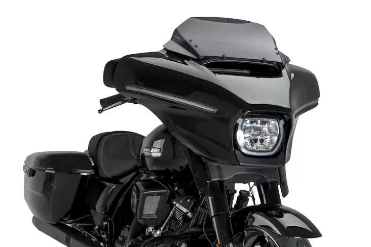 Puig High-Road Sport Screen Harley Davidson Road Glide - Moottoripyörän katteet ja tuulenohjaimet - D523729 - 1