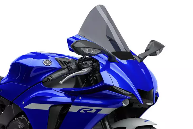 Puig R-Racer Screen Yamaha Yzf-R1 20' C/Dark Smoke - Moottoripyörän katteet ja tuulenohjaimet - D357939 - 1