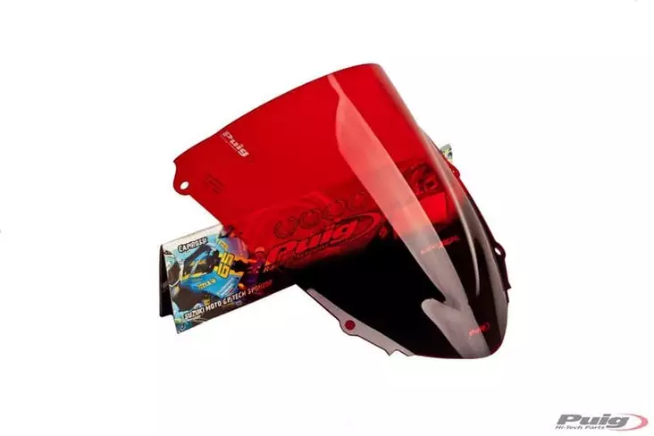 Puig Racing Screen Honda Cbr1000Rr 04'-07' C/Red - Moottoripyörän katteet ja tuulenohjaimet - D297019 - 1