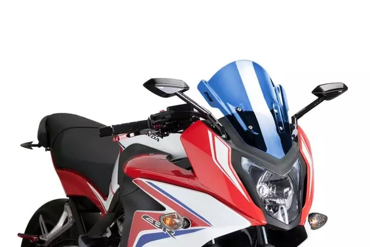 Puig Racing Screen Honda Cbr650F 14'-18' C/Blue - Moottoripyörän katteet ja tuulenohjaimet - D300439 - 1