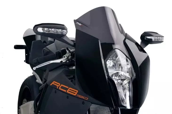 Puig Racing Screen Ktm 1190 Rc8 08'-17'/ 1190R 08'-17' - Moottoripyörän katteet ja tuulenohjaimet - D298379 - 1