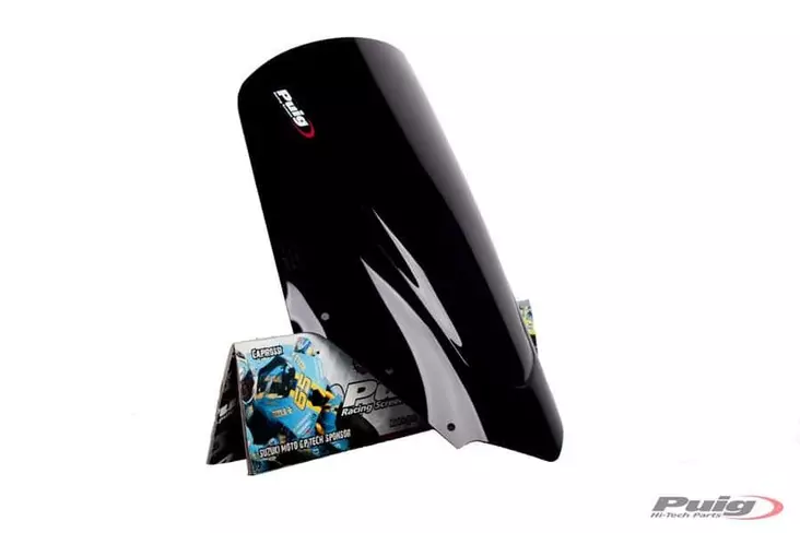 Puig Racing Screen Yamaha Fazer 06-16 C/Black - Moottoripyörän katteet ja tuulenohjaimet - D297669 - 1