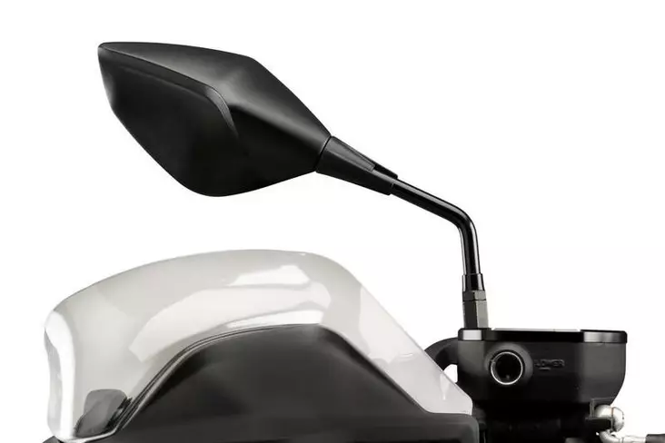 Puig Rear Mirror Z3 S/Right Rod Homologated C/Black - Moottoripyörän peilit - D503359 - 1