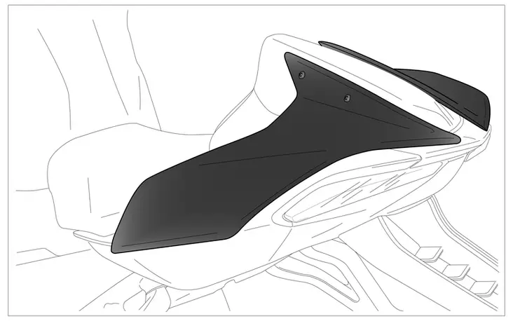 Puig Rear Seat Cowls Honda Cbr1000Rr Fireblade/Sp 20'-2 - Offroad muut muoviosat - D466219 - 1