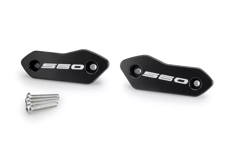 Puig Rearview Mirror Caps Yamaha T-Max 560 25' C/Black - Moottoripyörän peilit - D529939 - 1