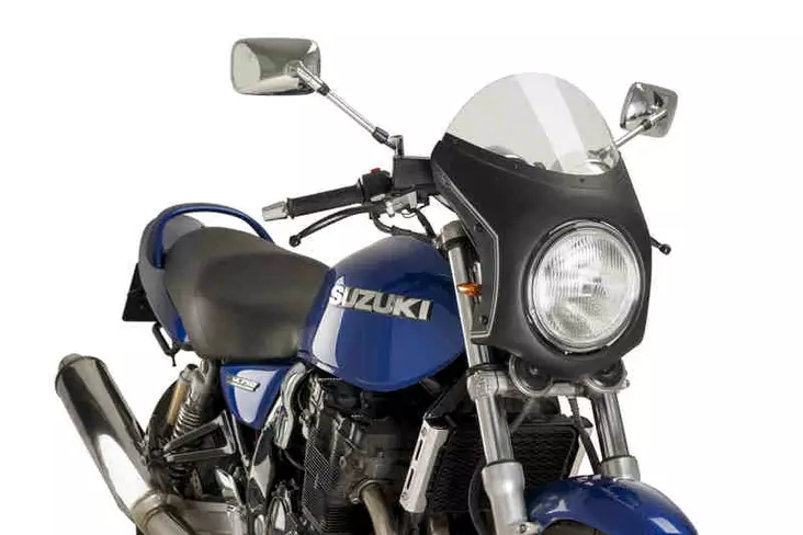 Puig Semifairing C/Black Diam.195Mm Windshield C/Smoke - Moottoripyörän katteet ja tuulenohjaimet - D302739 - 1