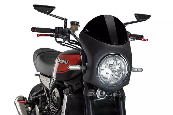 Puig Semifairing C/Black Kawasaki Z900Rs 18' C/Black - Moottoripyörän katteet ja tuulenohjaimet - D302799 - 1