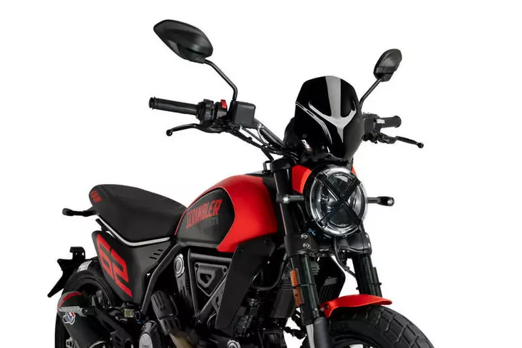 Puig Windshield New Generation Sport Ducati Scrambler I - Moottoripyörän katteet ja tuulenohjaimet - D501799 - 1