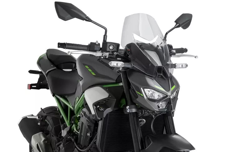 Puig Windshield New Generation Touring Kawasaki Z900 25 - Moottoripyörän katteet ja tuulenohjaimet - D536979 - 1