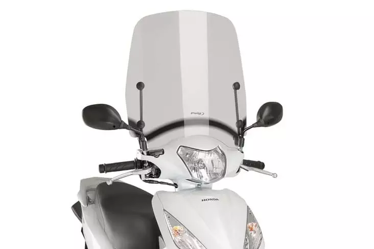 Puig Windshield T.S. Honda Vision 110 17-18' C/Clear - Moottoripyörän katteet ja tuulenohjaimet - D302389 - 1