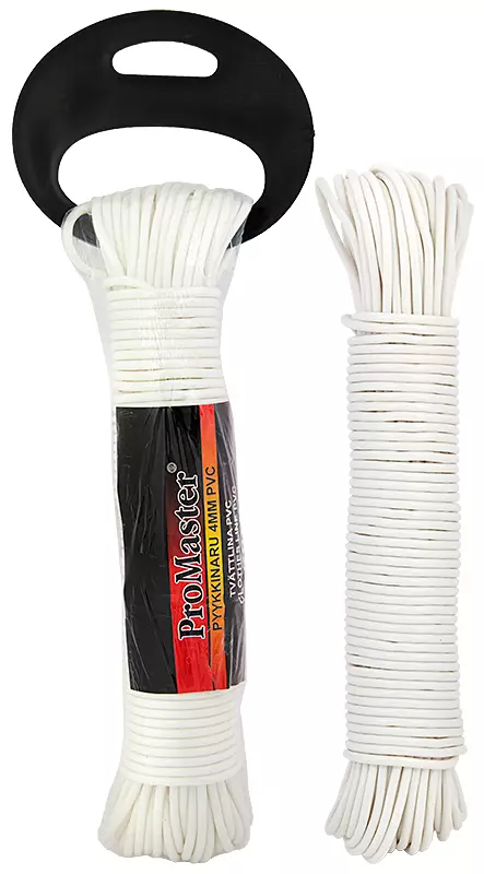 Pyykkinaru 4mmx30m pvc valkoinen - Peitteet ja pressut - LX5579 - 1