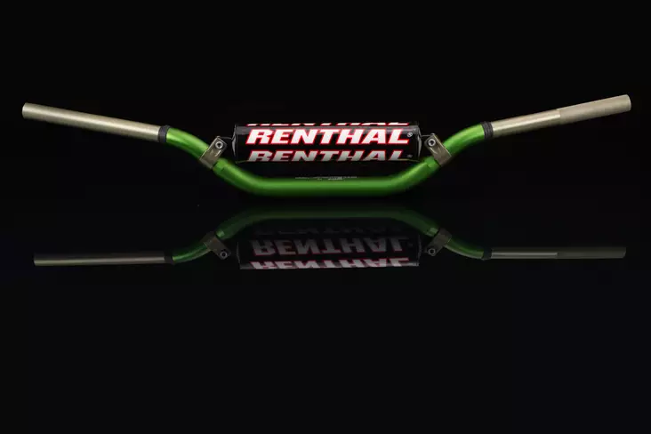 Renthal Twinwall 996 Villopoto/Stewart Vihreä - Moottoripyörän ohjaustangot - D446199 - 1