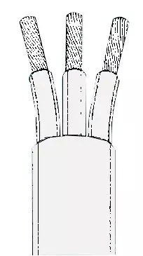 Sähköjohto 3x2,5mm² x 50m mu/ru/pu - Veneen virtajohdot ja kaapelit - D123199 - 1