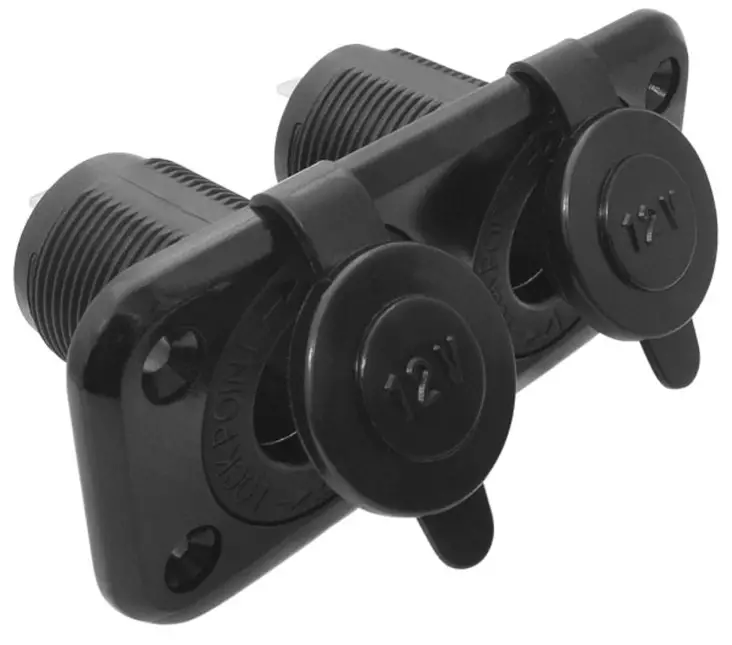 Sähköulosotto tupla - Veneen pistorasiat ja pistokkeet - D125229 - 1