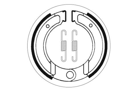 Sbs Jarrukengät - Moottoripyörän jarrukengät - D220659 - 1