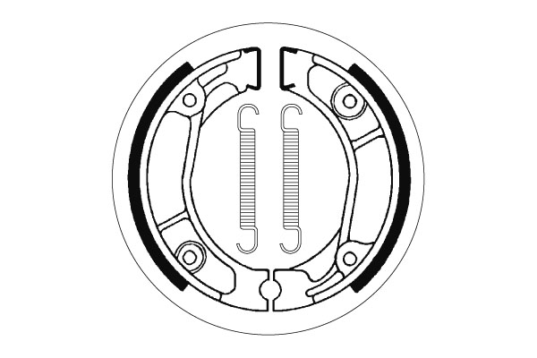 Sbs Jarrukengät - Moottoripyörän jarrukengät - D2379 - 1