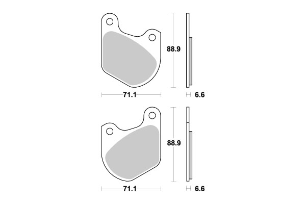 Sbs Jarrupalat Carbon Tech - Moottoripyörän jarrupalat - D220729 - 1