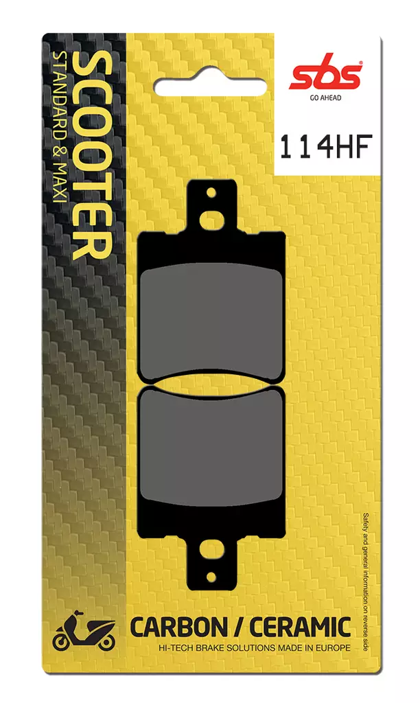 Sbs Jarrupalat Ceramic (667HF) - Mopon ja skootterin jarrupalat - D2359 - 1