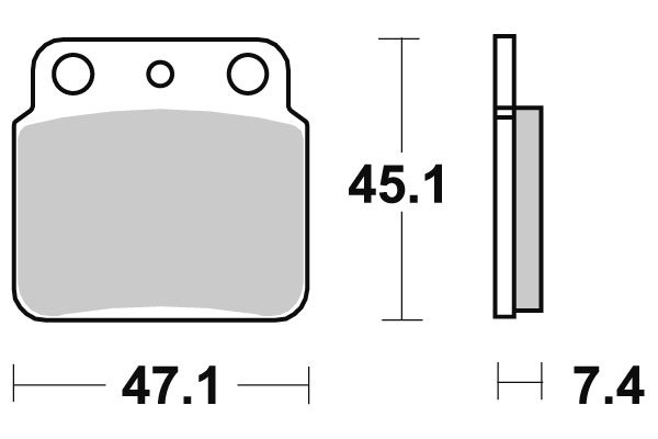 Sbs Jarrupalat Ceramic - Moottoripyörän jarrupalat - D220819 - 1