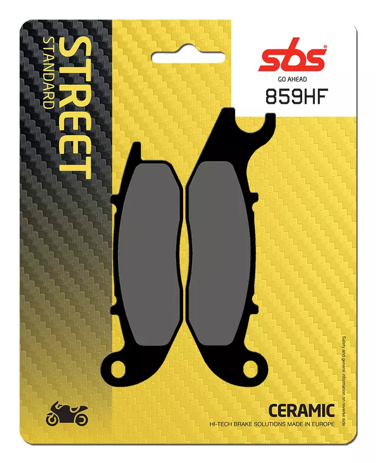 Sbs Jarrupalat Ceramic - Moottoripyörän jarrupalat - D89419 - 1