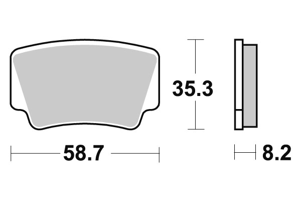 Sbs Jarrupalat Sintered Offroad - Moottoripyörän jarrupalat - D86379 - 1