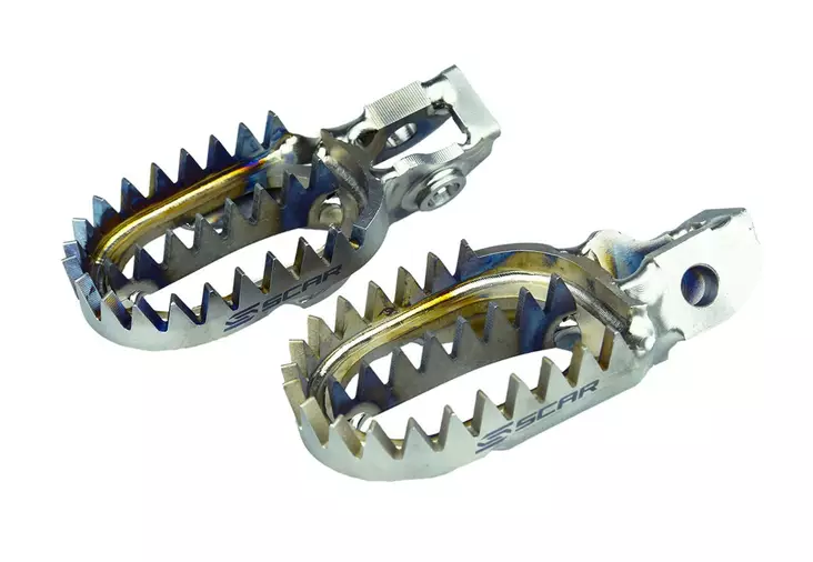 Scar Titanium Footpegs - Stark Varg 23-.. - Moottoripyörän jalkatapit - D523489 - 1