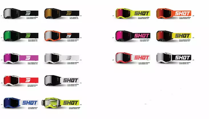 SHOT Linssi Iridium Blue As/Af Assault/Iris - Ajolasien varaosat ja tarvikkeet - D409649 - 1