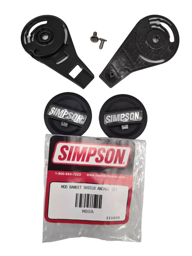 SIMPSON Darksome Visor Fitting Kit - Motorsport varaosat ja tarvikkeet - D380909 - 1