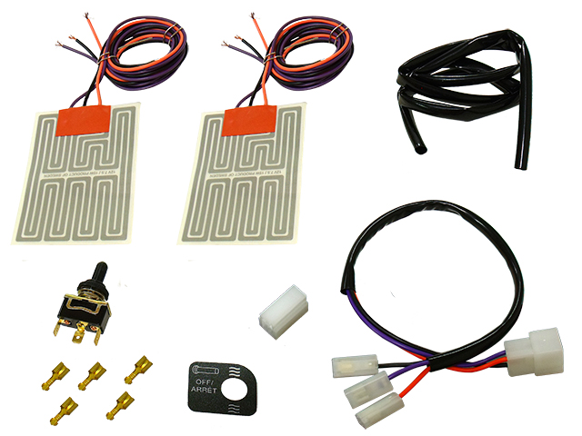 Sno-X Kahvanlämmitinsarja 7.5w Low/15w High/puoli - Moottorikelkan kahvanlämmittimet - D66419 - 1